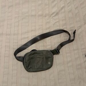 Lululemon sage grey belt bag